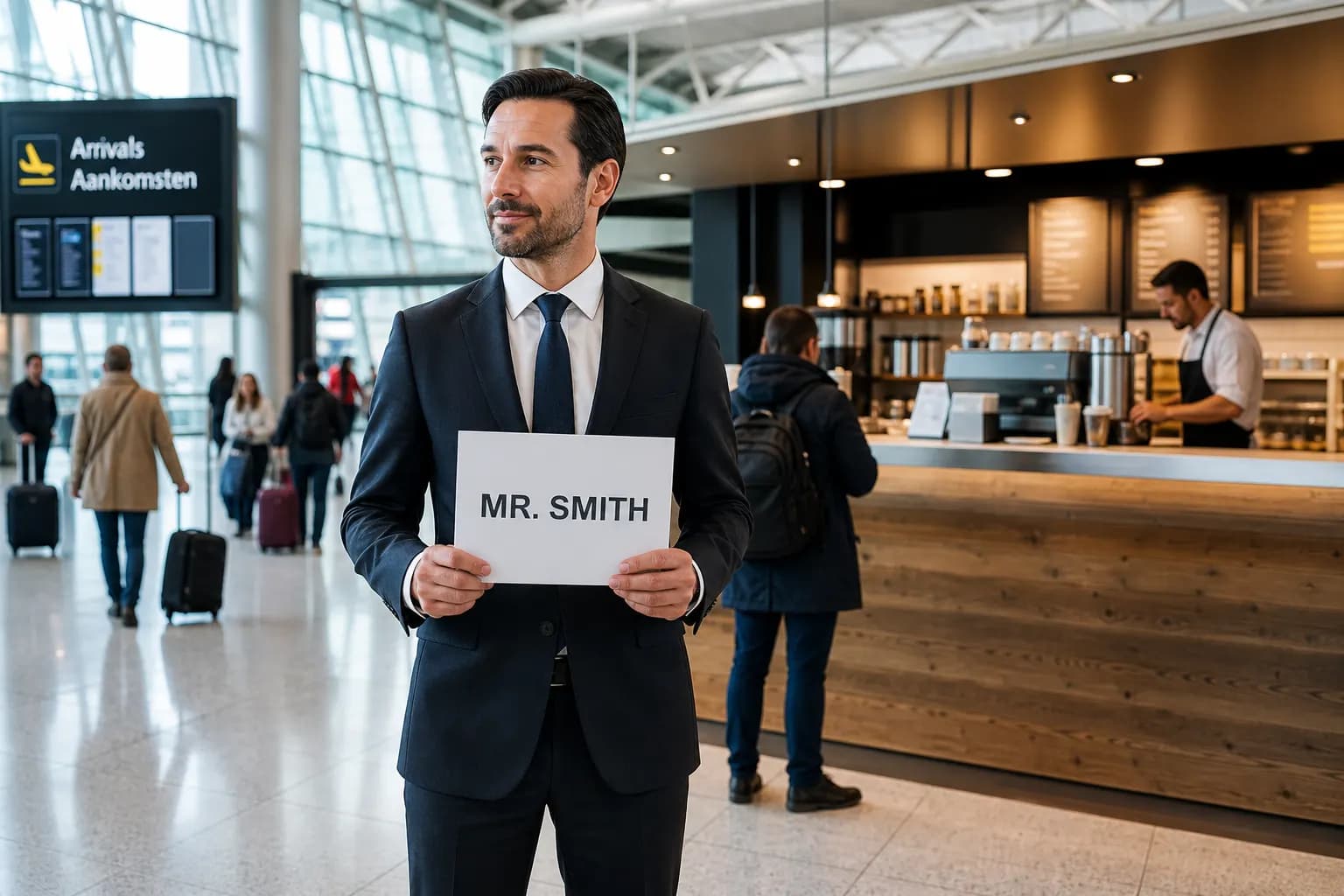 Ankunftshalle Brussels Airport — Java Coffee House